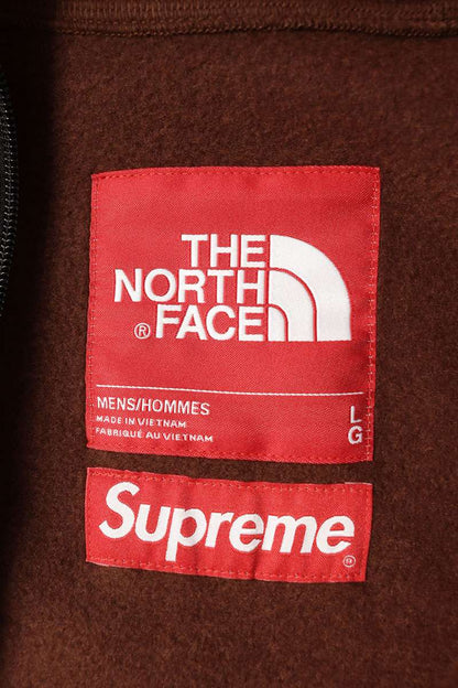 SUPREME x TNF 22AW Steep Tech Fleece Pullover Brown Size L