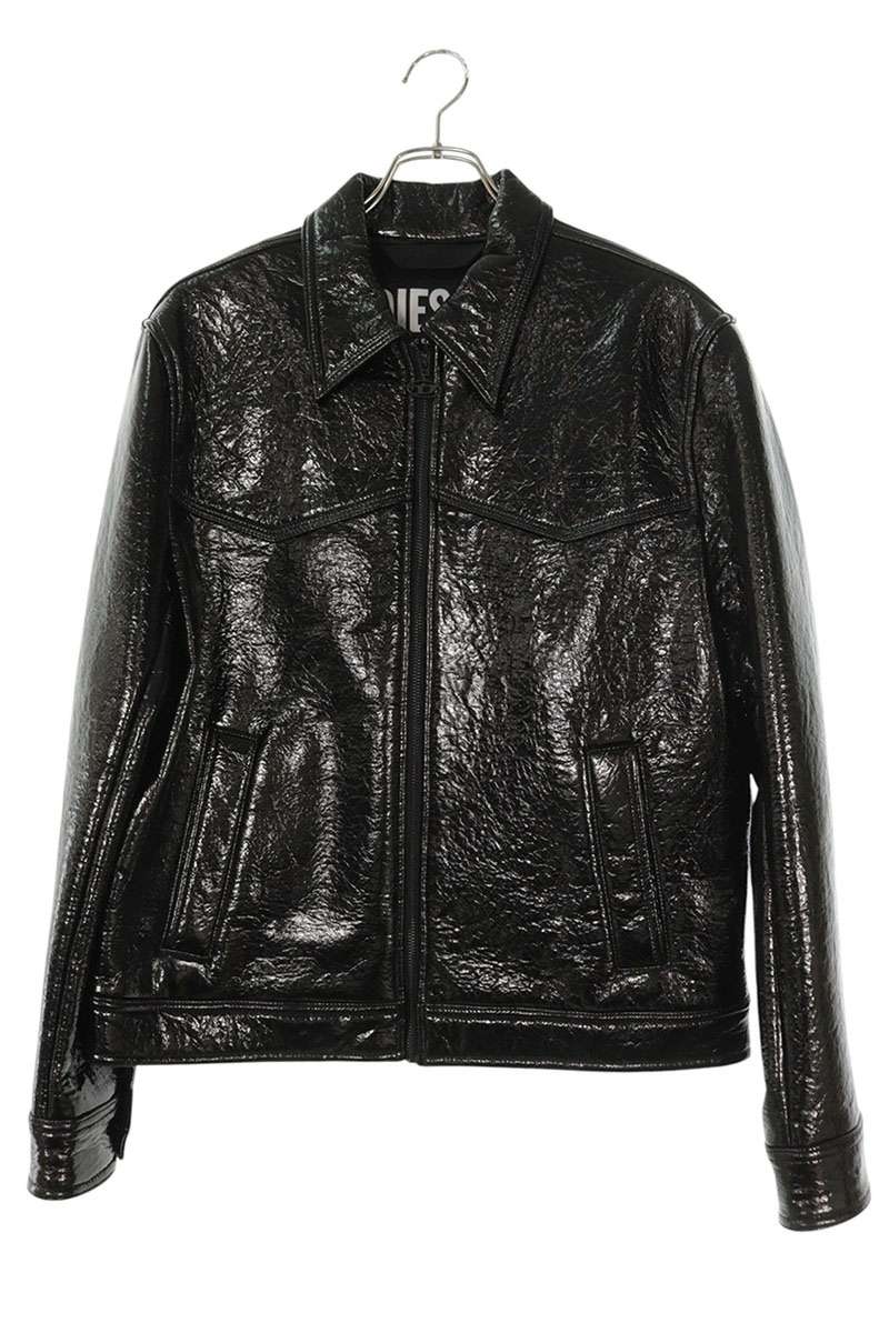 DIESEL Enamel Blouson Black Size M