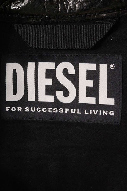 DIESEL Enamel Blouson Black Size M