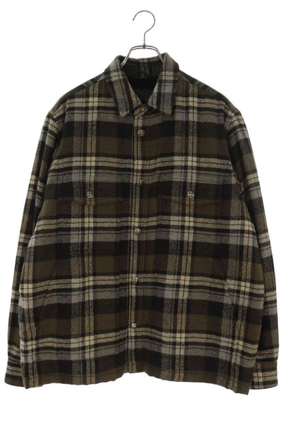 Chrome Hearts WORK DOG Boa Check Cross Jacket Black Size L