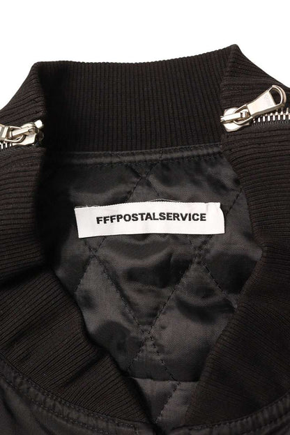 FFF POSTAL SERVICE Nylon Zip Up Blouson Black Size M