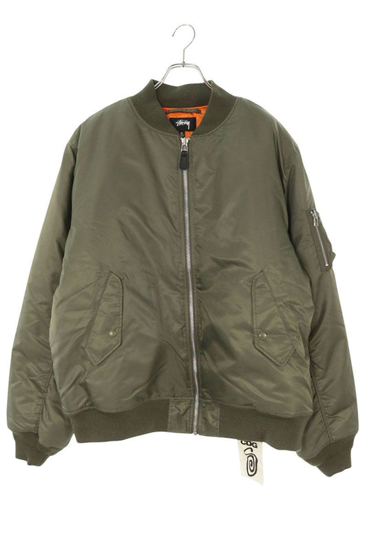 CDG x Stussy 40th Anniv. Nylon Bomber Olive Size XL