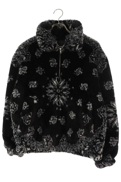 SUPREME Bandana Faux Fur Bomber Jacket Multi Size S