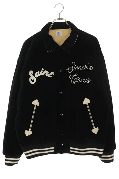SAINT MICHAEL 21AW Corduroy Clown Embroidery Jacket Size L