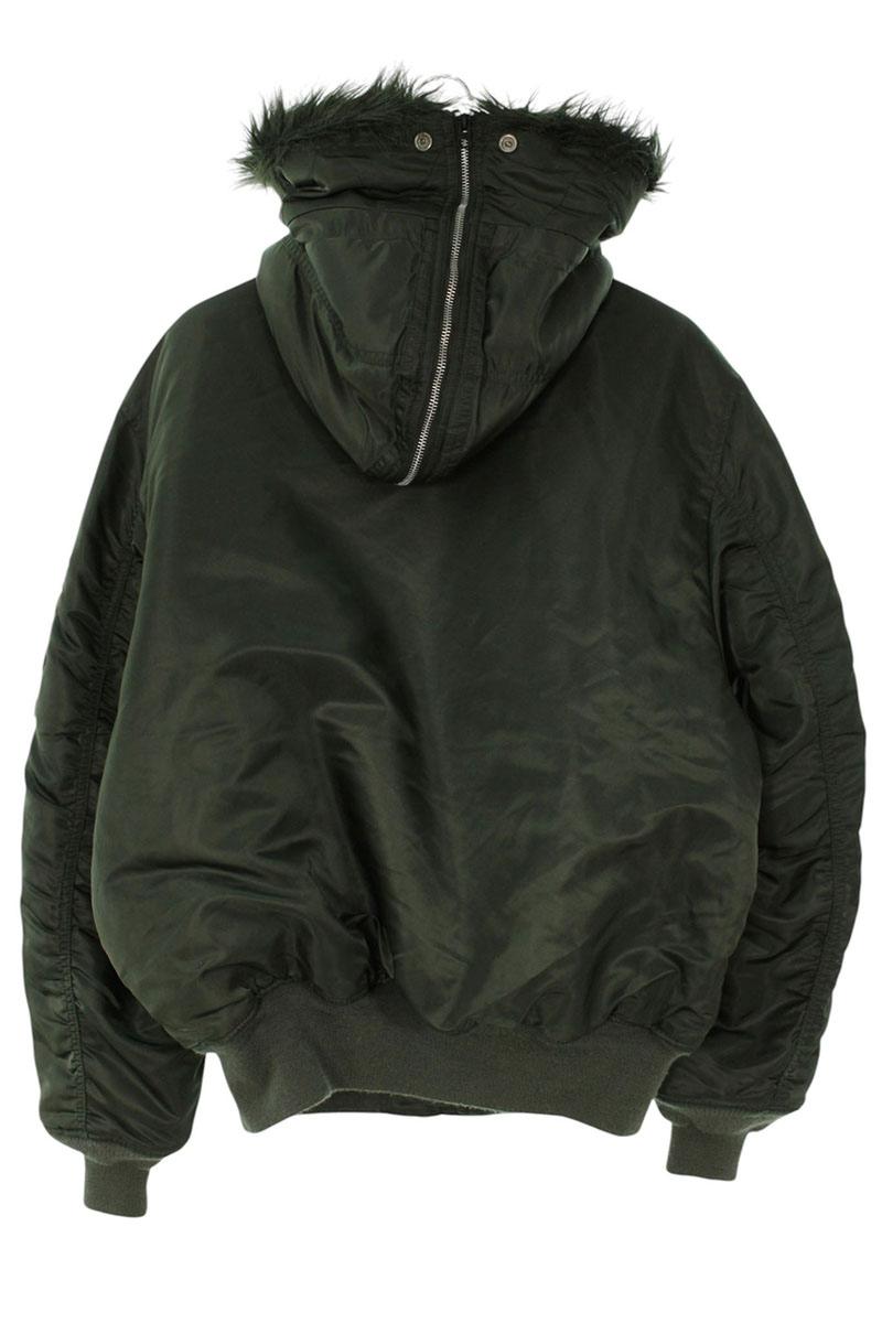 WTAPS Hooded Nylon Flight Blouson Green Size M