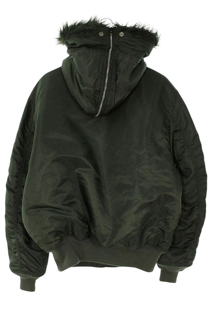 WTAPS Hooded Nylon Flight Blouson Green Size M