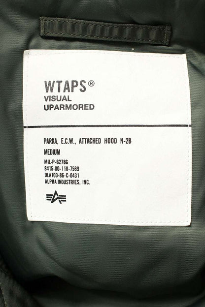 WTAPS Hooded Nylon Flight Blouson Green Size M