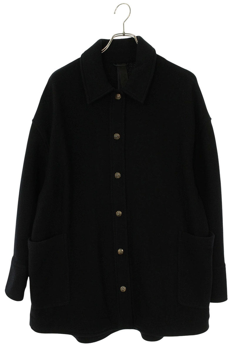 Chrome Hearts Cross Ball Button Wool Blouson Black Size M