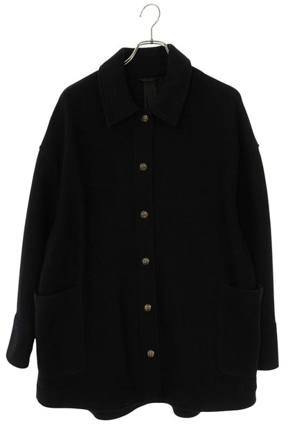 Chrome Hearts Cross Ball Button Wool Blouson Black Size M