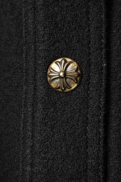 Chrome Hearts Cross Ball Button Wool Blouson Black Size M