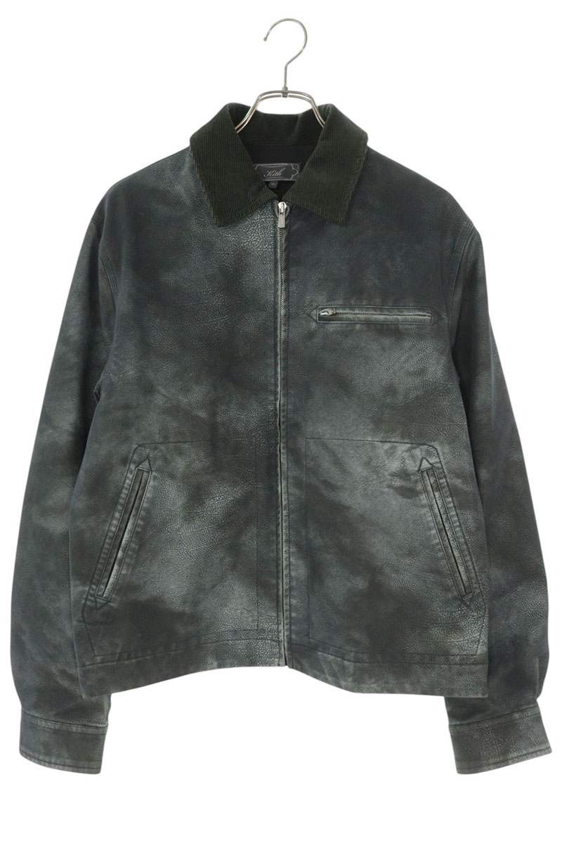 KITH Corduroy Collar Zip-Up Jacket Green Size XS
