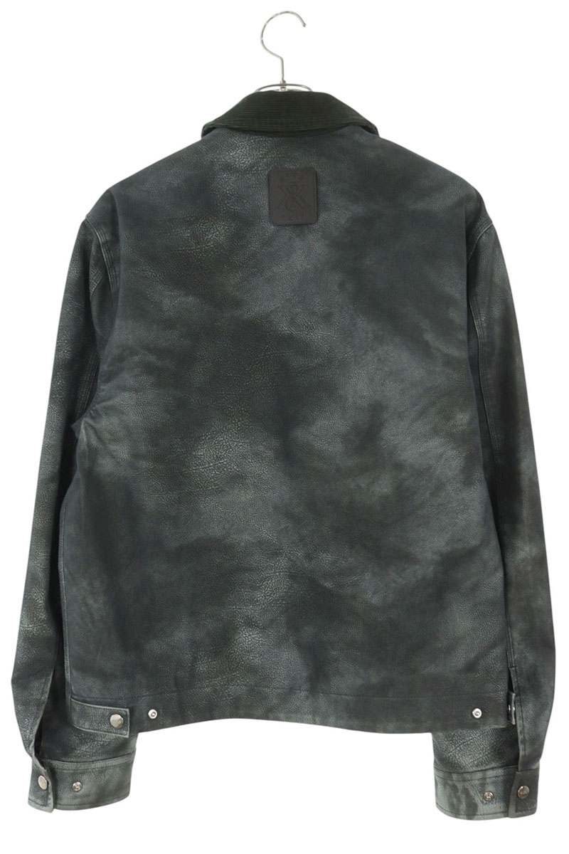 KITH Corduroy Collar Zip-Up Jacket Green Size XS