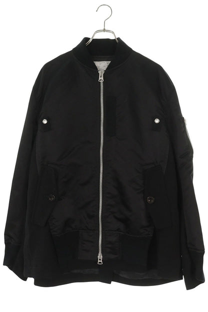 Sacai 21AW Docking MA-1 Bomber Jacket Black Size L