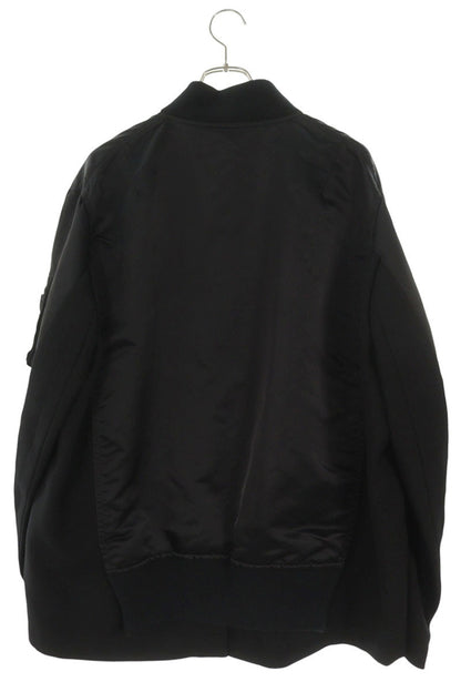 Sacai 21AW Docking MA-1 Bomber Jacket Black Size L