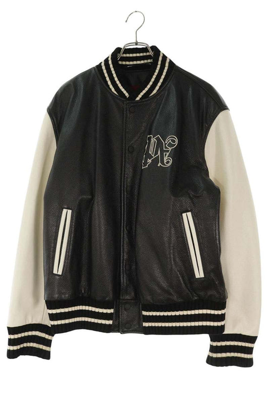 Palm Angels Varsity Leather Jacket Multi Size L