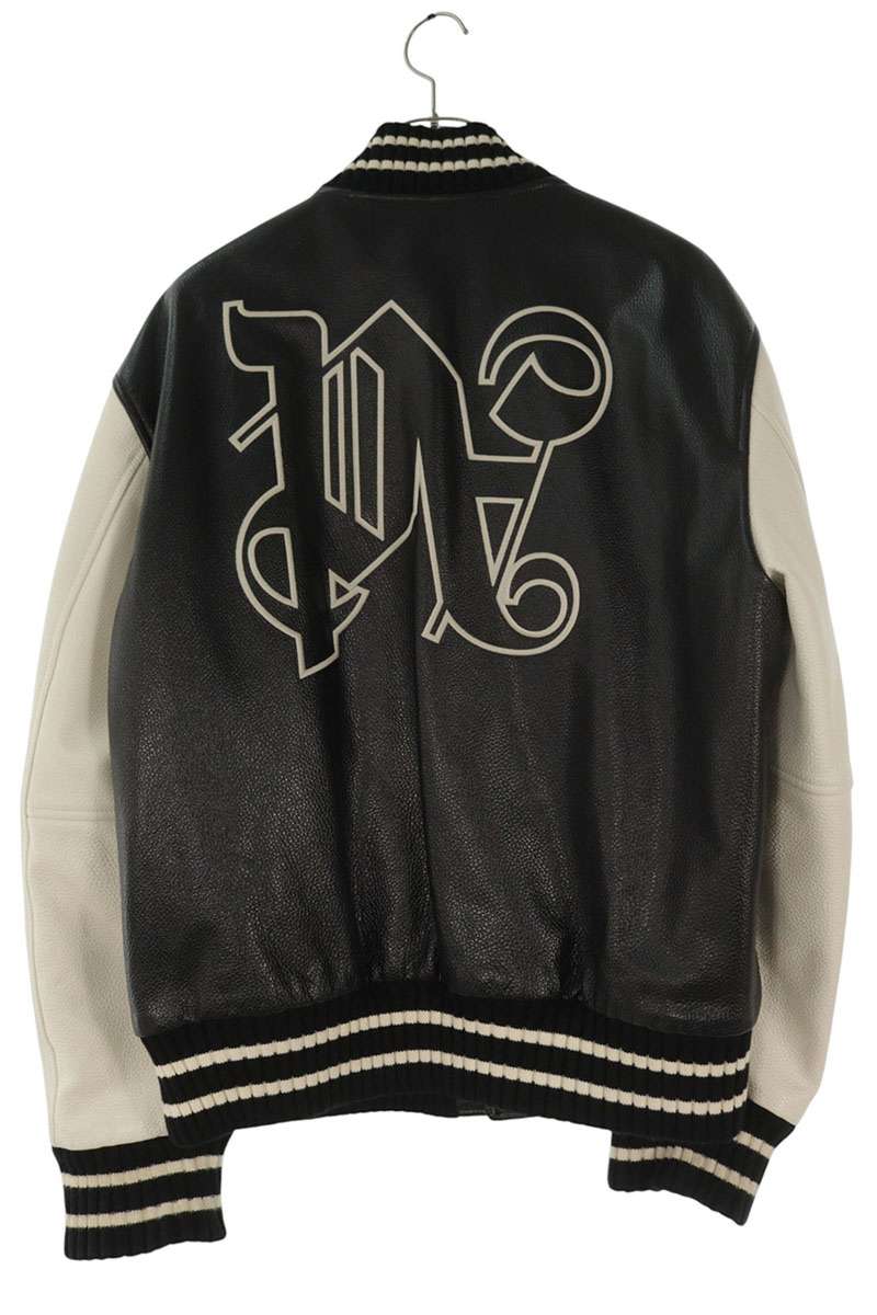 Palm Angels Varsity Leather Jacket Multi Size L