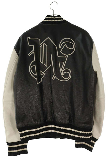 Palm Angels Varsity Leather Jacket Multi Size L