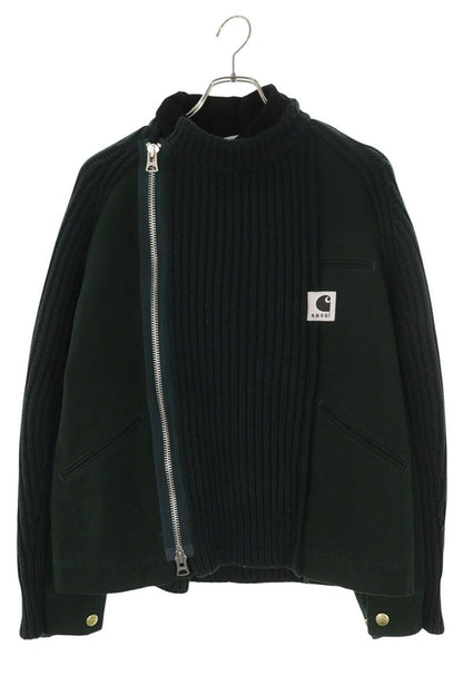 Sacai x Carhartt Docking Knit Blouson Dark Green Size S