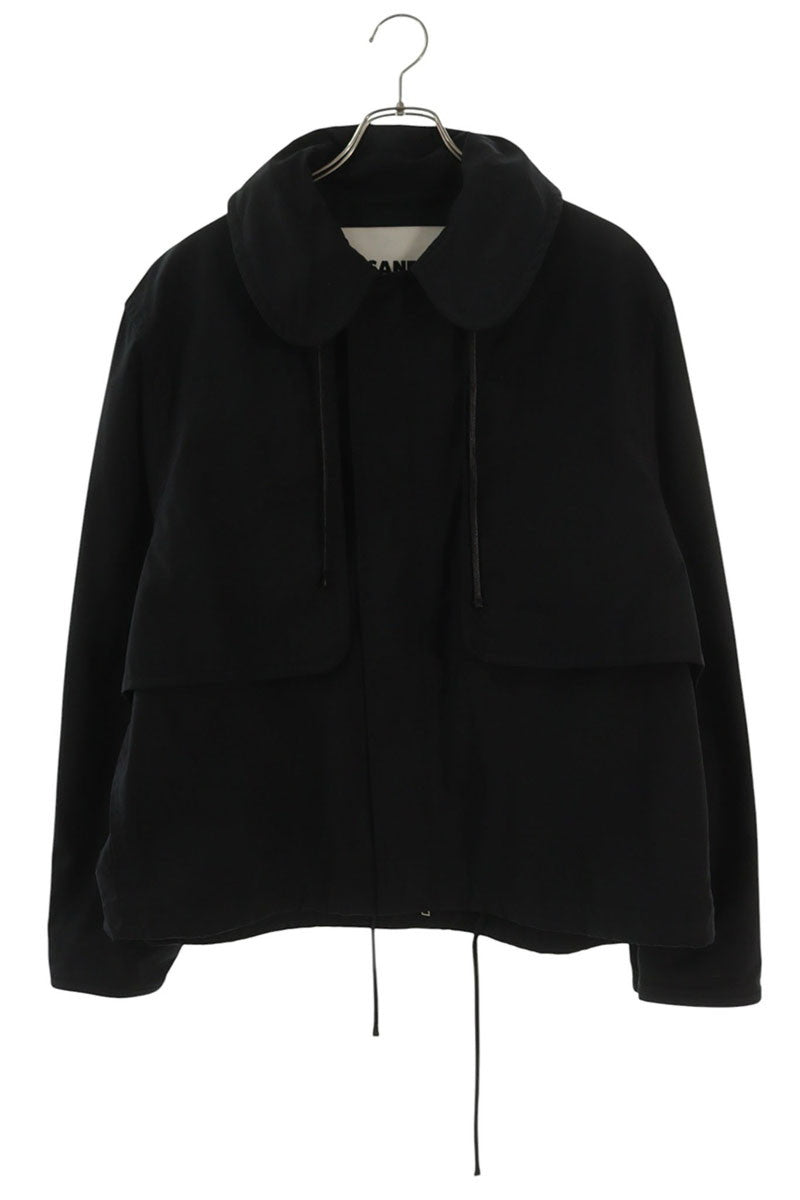 JILSANDER 19AW Military Hooded Nylon Blouson Black Size M