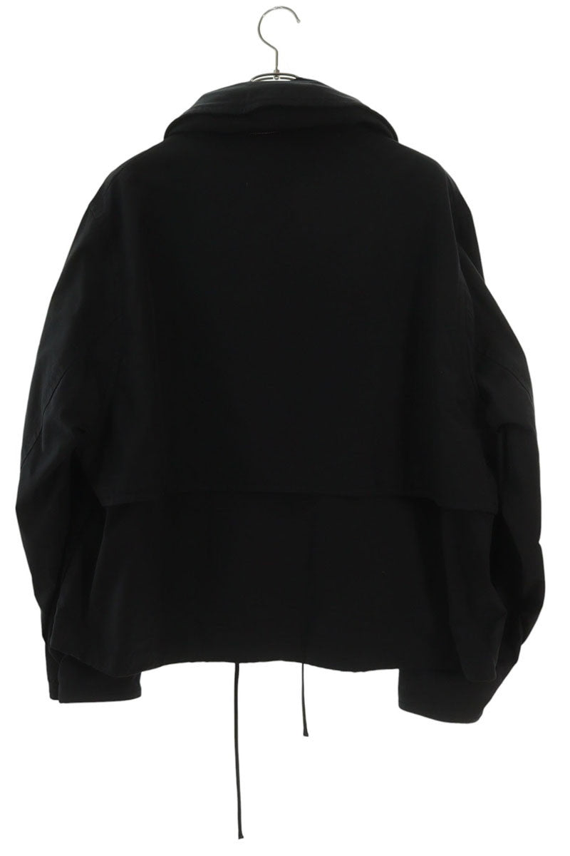 JILSANDER 19AW Military Hooded Nylon Blouson Black Size M