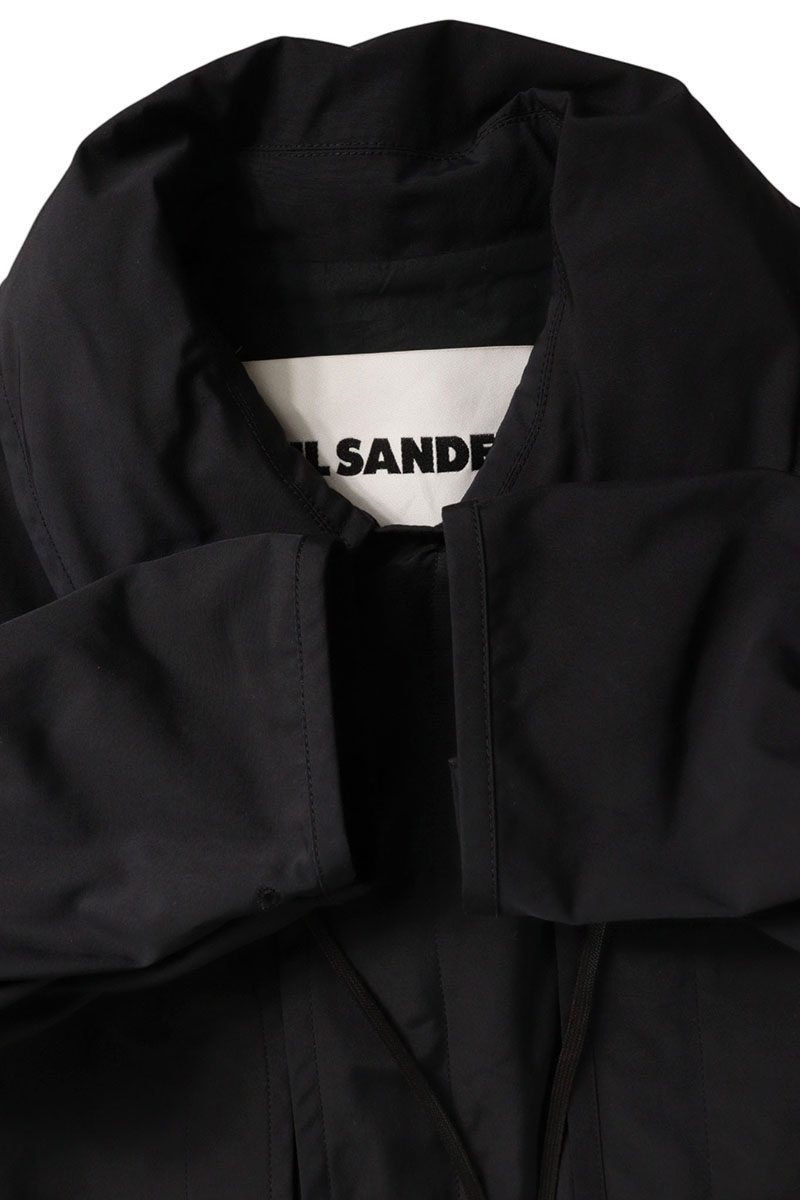 JILSANDER 19AW Military Hooded Nylon Blouson Black Size M