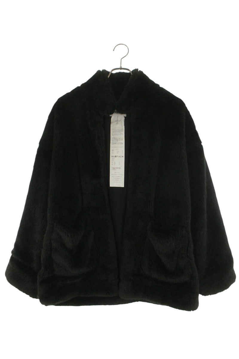 doublet 19AW Black Hand Painted Fur Blouson Size S
