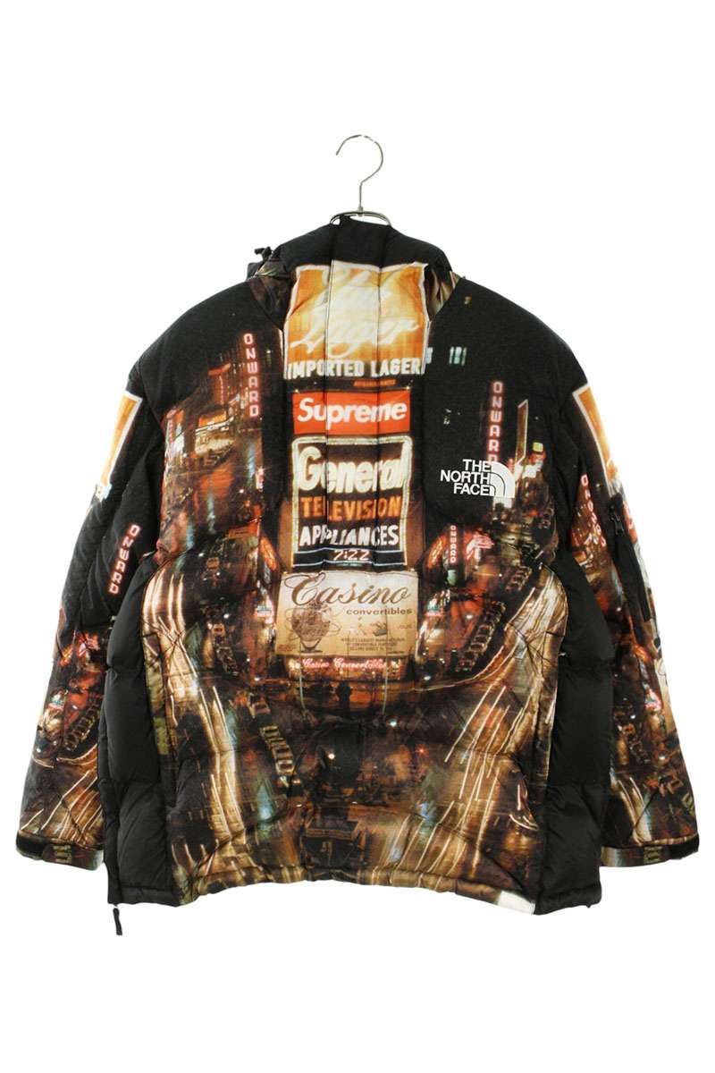 SUPREME 22AW x TNF 800 Fill Half Zip Down Jacket Size L