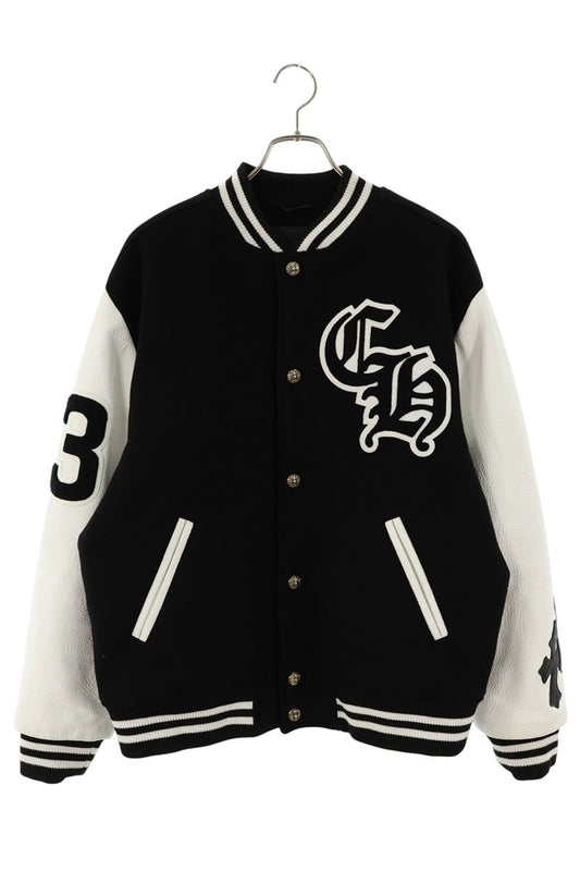 Chrome Hearts VARSITY 33 Cross Patch Leather Multi Size L