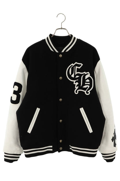 Chrome Hearts VARSITY 33 Cross Patch Leather Multi Size L