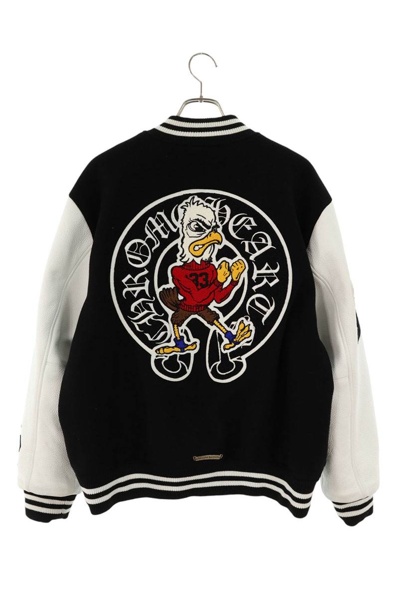 Chrome Hearts VARSITY 33 Cross Patch Leather Multi Size L