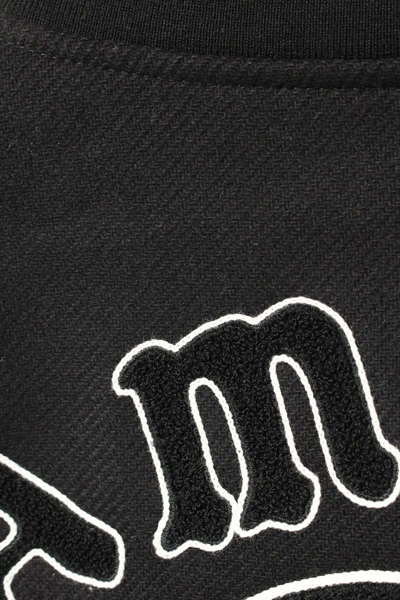AMIRI PREEMO Patch Varsity Jacket Black Size XXL