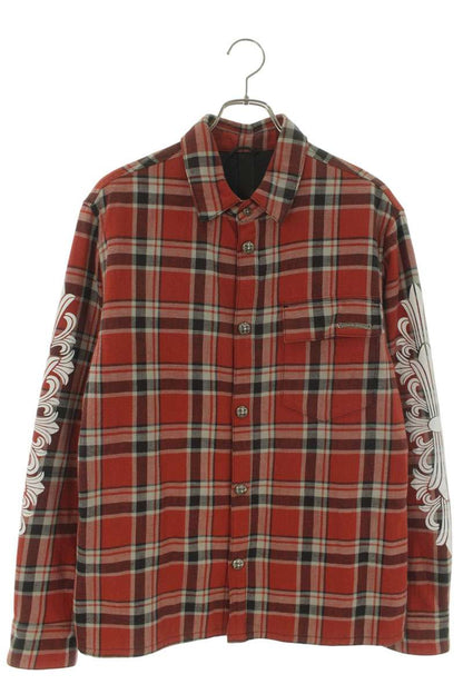 Chrome Hearts WORKN JNKYD PLD Floral Padded Shirt Size M