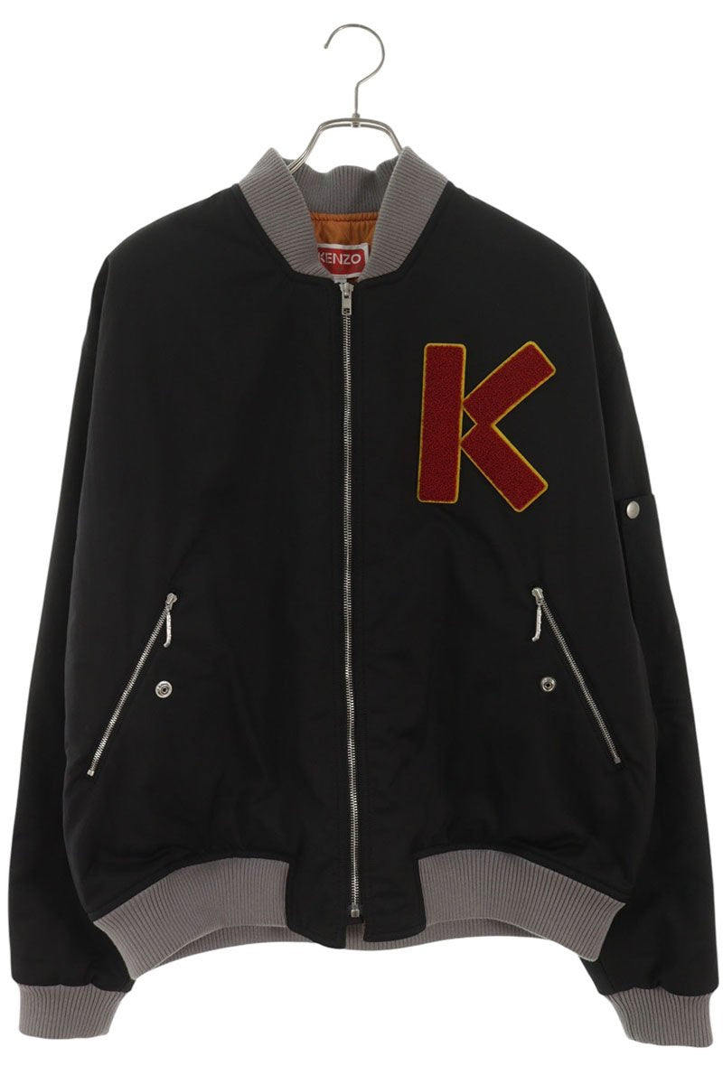 KENZO Multi Logo Patch Bomber Jacket Size L