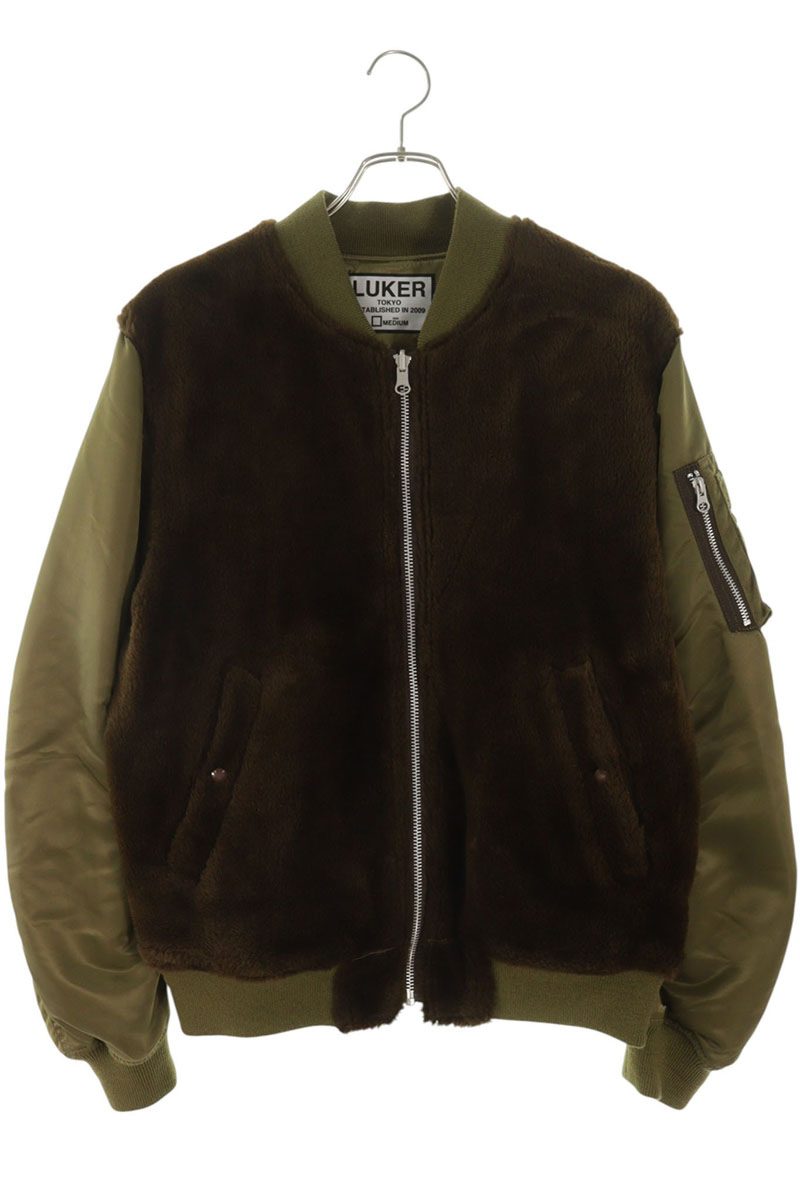 LUKER by neighborhood Reversible Fur Blouson Multi Size M