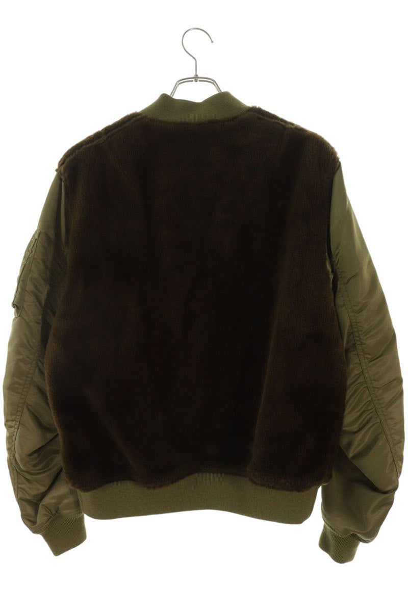 LUKER by neighborhood Reversible Fur Blouson Multi Size M