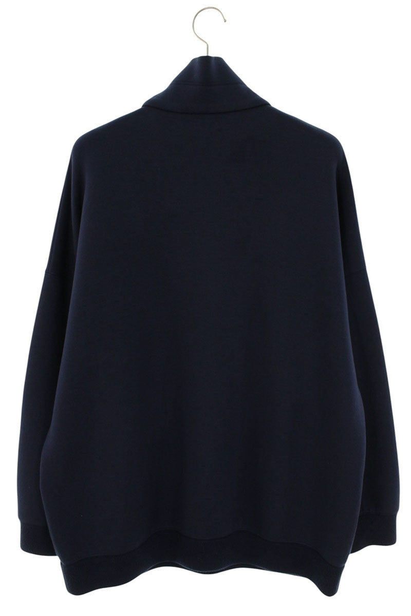 GUCCI 25SS Front Logo Half Zip Blouson Navy Size L