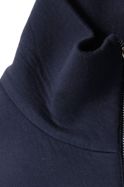 GUCCI 25SS Front Logo Half Zip Blouson Navy Size L