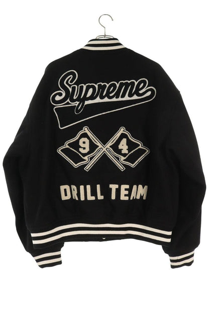 SUPREME 25AW Drill Team Varsity Jacket Black Size L