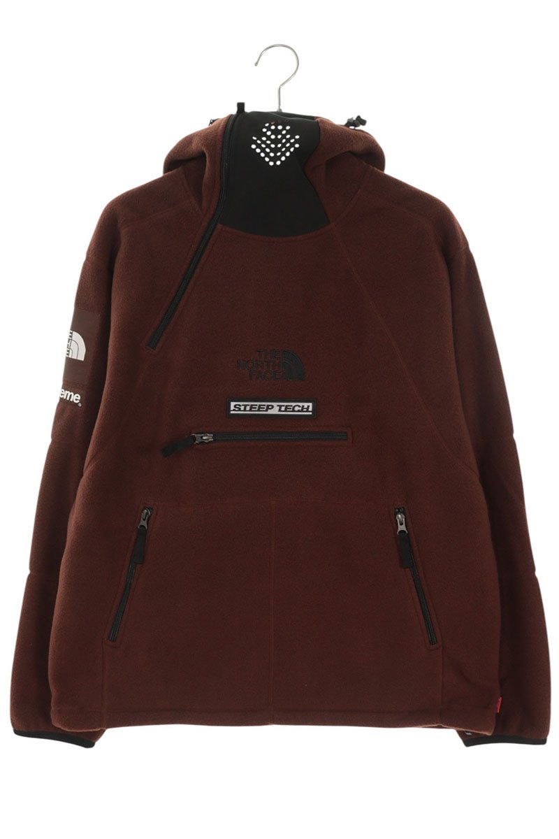 SUPREME 22AW TNF Steep Tech Fleece Pullover Brown Size M