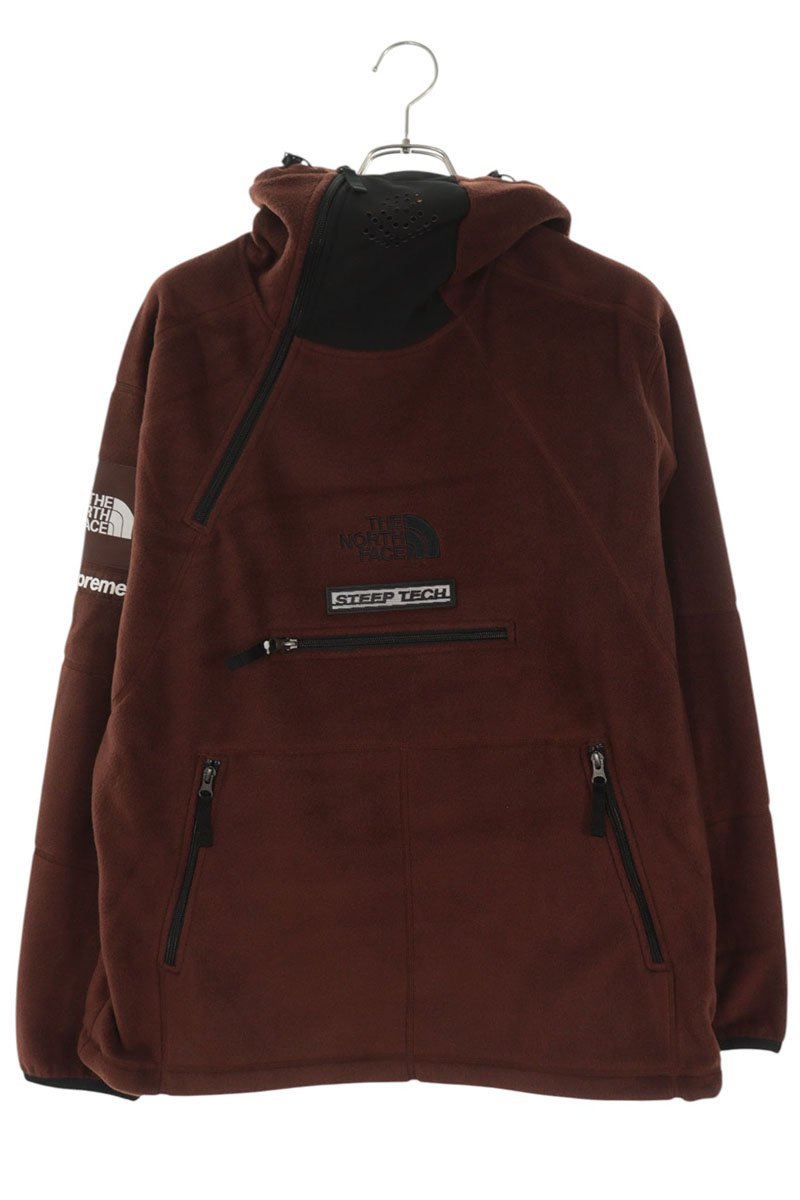 SUPREME 22AW TNF Steep Tech Fleece Pullover Brown Size L