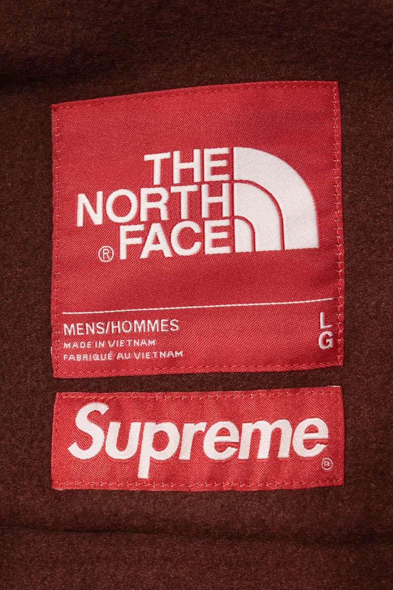 SUPREME 22AW TNF Steep Tech Fleece Pullover Brown Size L