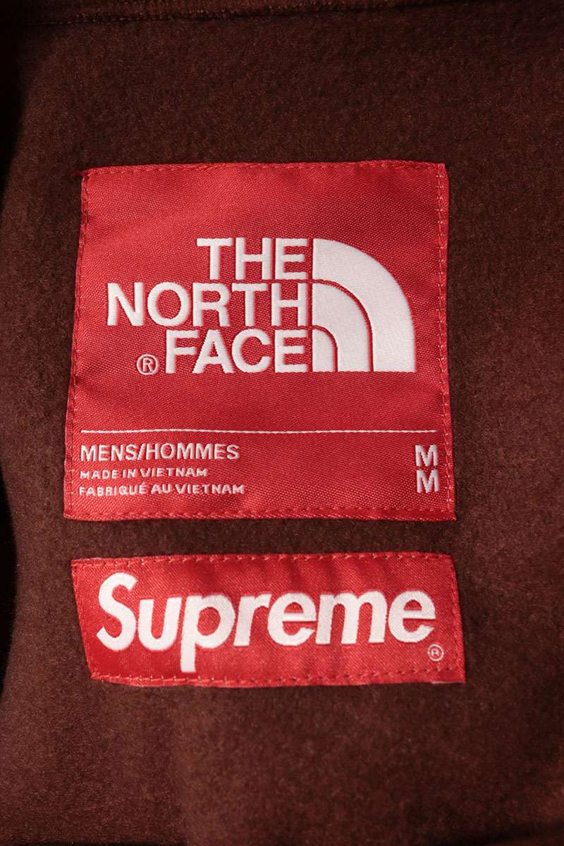 SUPREME 22AW TNF Steep Tech Fleece Pullover Brown Size M