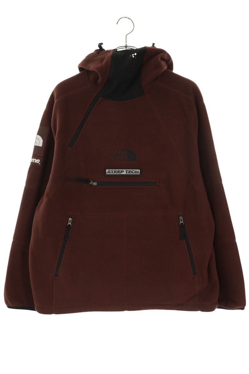 SUPREME 22AW TNF Steep Tech Fleece Pullover Brown Size L