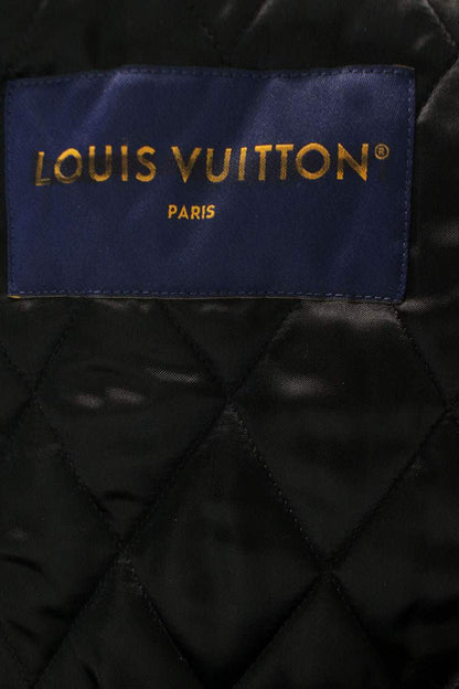 LOUISVUITTON 24SS Signature Logo Nylon Panel Varsity Size 50