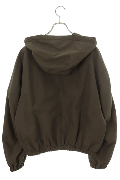 CELINE Triomphe Quilted Windbreaker Jacket Olive Size 50