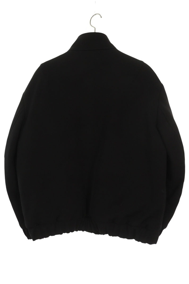 VALENTINO V Logo Padded Down Bomber Jacket Black Size S