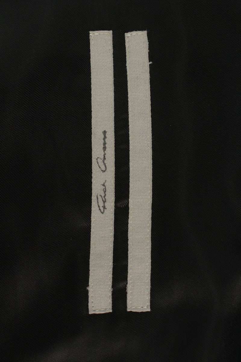 Rick Owens 26AW DRACUFLIGHT Long Neck Jacket Black Size 46