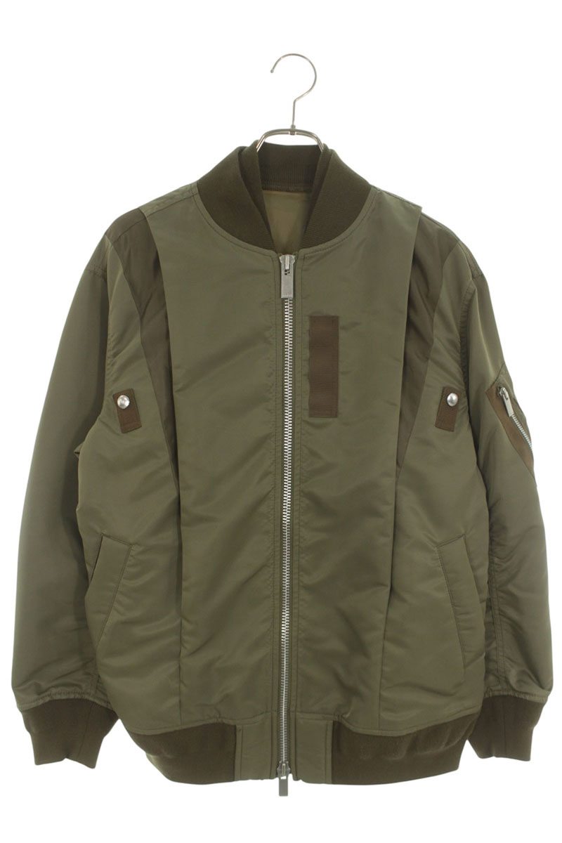 Sacai 25AW Nylon Twill MA-1 Bomber Jacket Size 2