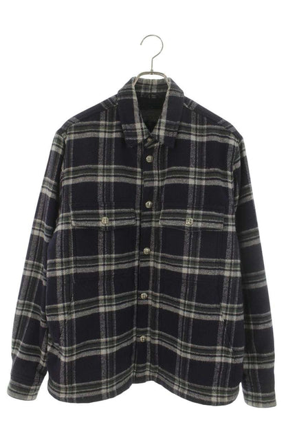 Chrome Hearts WORK DOG Cross Ball Check Shirt Jacket Size M