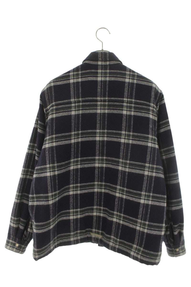 Chrome Hearts WORK DOG Cross Ball Check Shirt Jacket Size M